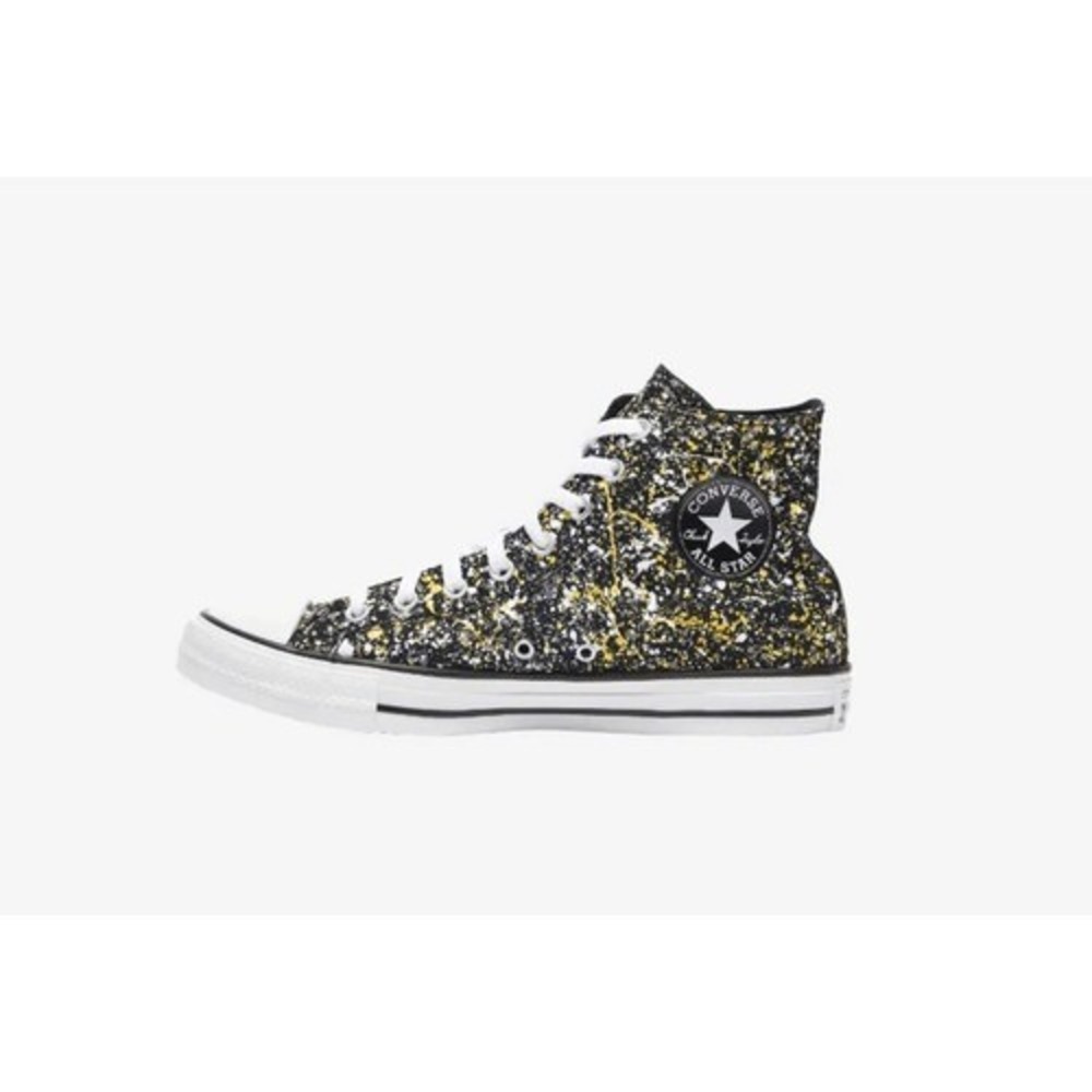 Converse Unisex Chuck Taylor All Star Hi Shoe Size 8‎ Men Black/Yellow A00468F